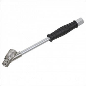 Sealey SA37/C/CLIP Twin Clip-On Connector for Tyre Inflators 1/4 inch BSP Fitting