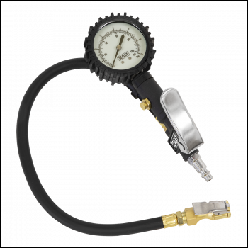 Sealey SA399 Tyre Inflator with Clip-On Connector