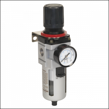 Sealey SA4001FR High Flow Air Filter/Regulator with Gauge