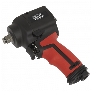 Sealey SA6002S Premier Twin Hammer Stubby Air Impact Wrench 1/2 inch Sq Drive