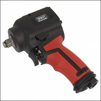 Sealey SA6002S Air Impact Wrench 1/2 inch Sq Drive Stubby - Twin Hammer