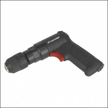 Sealey SA620 Premier Composite Reversible Air Pistol Drill 10mm with Keyless Chuck