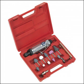 Sealey SA67 Air Die Grinder Kit 16pc