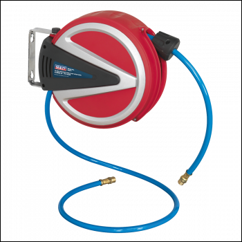 Sealey SA811 6.5m Retractable PU Air Hose Reel 6.5mm ID