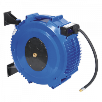 Sealey SA88 20m Retractable Rubber Air Hose Reel 10mm ID