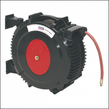 Sealey SA8812 15m Retractable Rubber Air Hose Reel 13mm ID