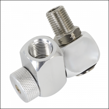 Sealey SA900 Z-Swivel Air Hose Connector with Regulator 1/4 inch BSP