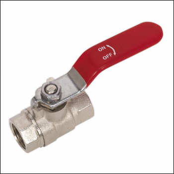 Sealey SA907 Lever Ball Valve 3/8 inch BSP Female x 3/8 inch BSP Female