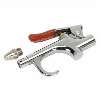 Sealey SA913 Palm Type Air Blow Gun with 1/4 inch BSP Air Inlet & Safety Nozzle