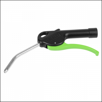 Sealey SA9230 Premier Air Blow Gun with Angled Lance 100mm & 1/4 inch BSP Air Inlet