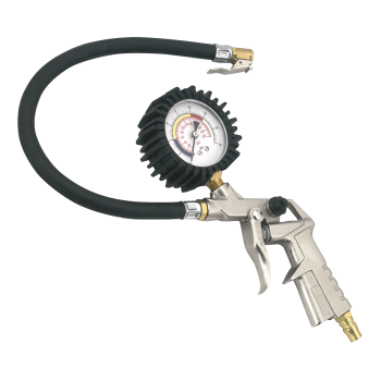 Sealey SA924 Tyre Inflator with Clip-On Connector