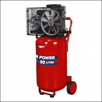 Sealey SAC1903B 90L Belt Drive Vertical Compressor 3hp