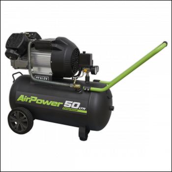 Sealey SAC5030VE 50L V-Twin Direct Drive Air Compressor 3hp