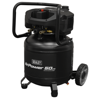 Sealey SAC50V 50L Oil Free Belt Drive Vertical Compressor 2hp