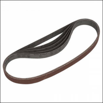 Sealey SB0020 25 x 762mm Sanding Belt 60Grit - Pack of 5