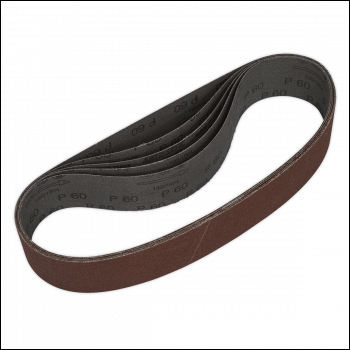 Sealey SB006 50 x 686mm Sanding Belt 60Grit - Pack of 5