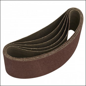Sealey SB60457 76 x 457mm Sanding Belt 60Grit - Pack of 5