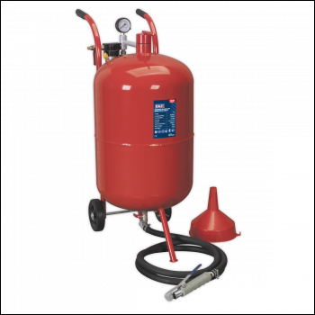 Sealey SB998 Shot Blaster with Water Trap & Wheels 75L