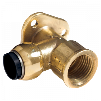 Sealey SBA22BWE SharkBite® Brass Wingback Elbow 22mm x 3/4 inch BSP