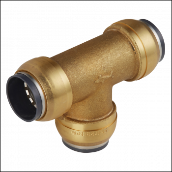 Sealey SBA22ET SharkBite® Equal Tee 22mm