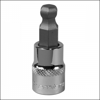 Sealey SBBH007 Premier Ball-End Hex Socket Bit 3/8 inch Sq Drive 9mm