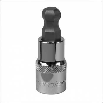 Sealey SBBH010 Premier Ball-End Hex Socket Bit 1/2 inch Sq Drive 12mm