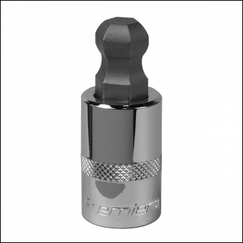 Sealey SBBH011 Premier Ball-End Hex Socket Bit 1/2 inch Sq Drive 14mm