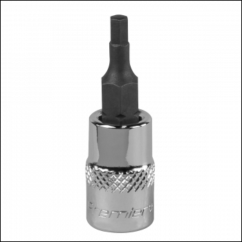 Sealey SBH001 Premier Hex Socket Bit 1/4 inch Sq Drive 3mm