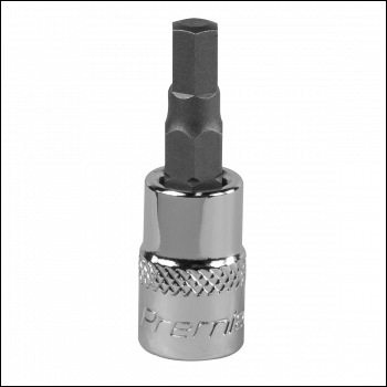 Sealey SBH003 Premier Hex Socket Bit 1/4 inch Sq Drive 5mm