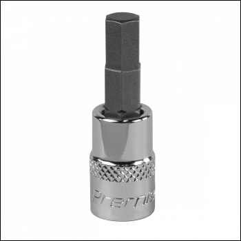 Sealey SBH004 Premier Hex Socket Bit 1/4 inch Sq Drive 6mm