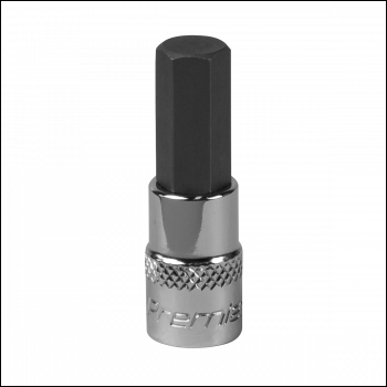 Sealey SBH006 Premier Hex Socket Bit 1/4 inch Sq Drive 8mm