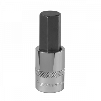 Sealey SBH015 Premier Hex Socket Bit 3/8 inch Sq Drive 12mm