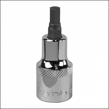 Sealey SBH018 Premier Hex Socket Bit 1/2 inch Sq Drive 6mm
