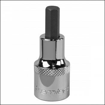 Sealey SBH020 Premier Hex Socket Bit 1/2 inch Sq Drive 8mm