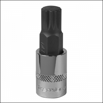 Sealey SBS009 Premier Spline Socket Bit 3/8 inch Sq Drive M12