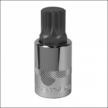 Sealey SBS019 Premier Spline Socket Bit 1/2 inch Sq Drive M18