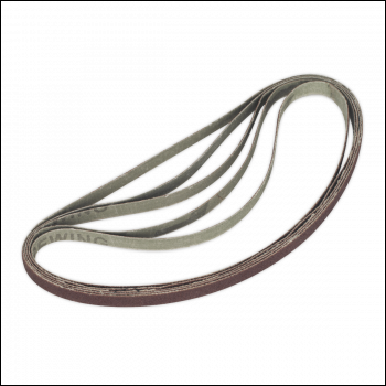 Sealey SBS35/B100GN 8 x 456mm Sanding Belt 100Grit - Pack of 5