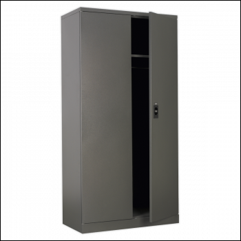 Sealey SC02 Floor Cabinet 2 Door 4 Shelf & Hanging Rail