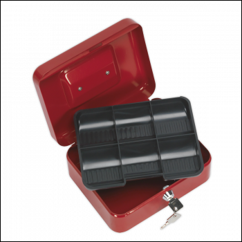 Sealey SCB2 Key Lock Cash Box 200 x 160 x 90mm