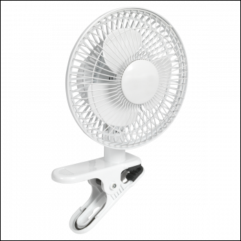 Sealey SCF8W 2-Speed Clip-On Fan 8 inch  230V