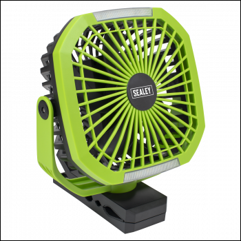 Sealey SCF8WL 4-Speed Portable Clip Fan with Worklight 8 inch 