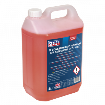 Sealey SCS001 Concentrated TFR Premium Detergent with Wax 5L
