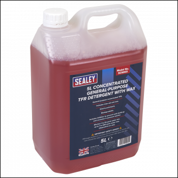 Sealey SCS003 TFR Detergent with Wax Concentrated 5L