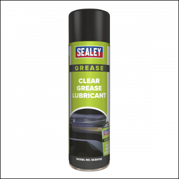 Sealey SCS012 Clear Grease Lubricant 500ml - Pack of 6