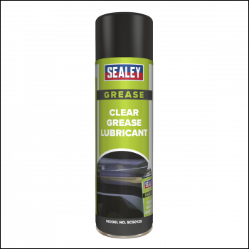 Sealey SCS012 Clear Grease Lubricant 500ml Pack of 6