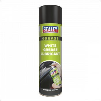 Sealey SCS014 White Grease Lubricant 500ml - Pack of 6