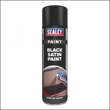 Sealey SCS028S Satin Paint 500ml - Black