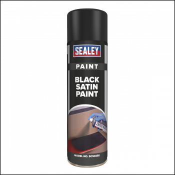 Sealey SCS028S Black Satin Paint 500ml