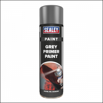 Sealey SCS029S Primer Paint 500ml - Grey