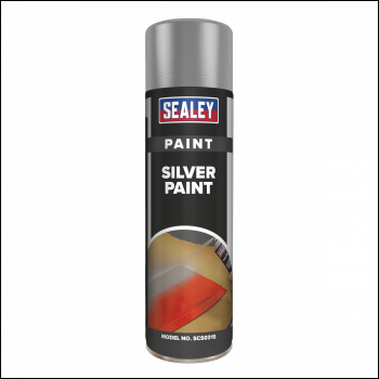 Sealey SCS031S Silver Paint 500ml
